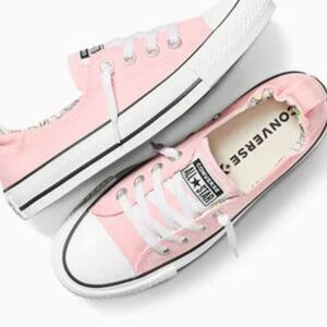 Converse Chuck Taylor All Star Shoreline Pink Lemonade Slip-On Shoes